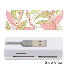 Pink And Ocher Ivy 2 Memory Card Reader (stick)  by Valentinaart