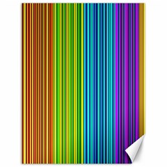 Colorful Lines Canvas 12  X 16   by Valentinaart