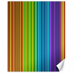 Colorful Lines Canvas 16  X 20   by Valentinaart