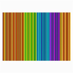 Colorful Lines Large Glasses Cloth (2-side) by Valentinaart