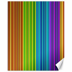 Colorful Lines Canvas 11  X 14   by Valentinaart