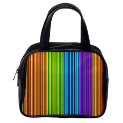 Colorful Lines Classic Handbags (one Side) by Valentinaart