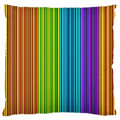 Colorful Lines Standard Flano Cushion Case (two Sides) by Valentinaart