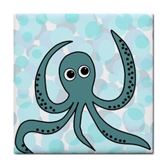 Octopus Tile Coasters by Valentinaart