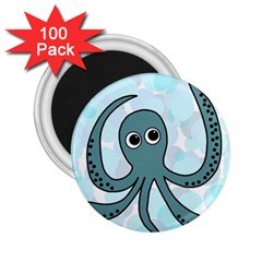 Octopus 2 25  Magnets (100 Pack)  by Valentinaart