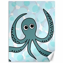 Octopus Canvas 36  X 48   by Valentinaart