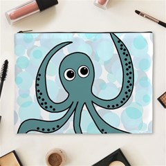 Octopus Cosmetic Bag (xl) by Valentinaart