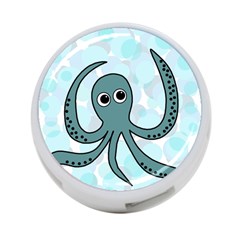 Octopus 4-port Usb Hub (one Side) by Valentinaart