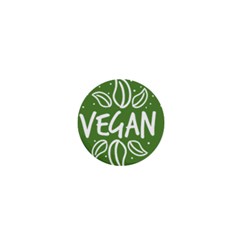 Vegan Label3 Scuro 1  Mini Magnets by CitronellaDesign