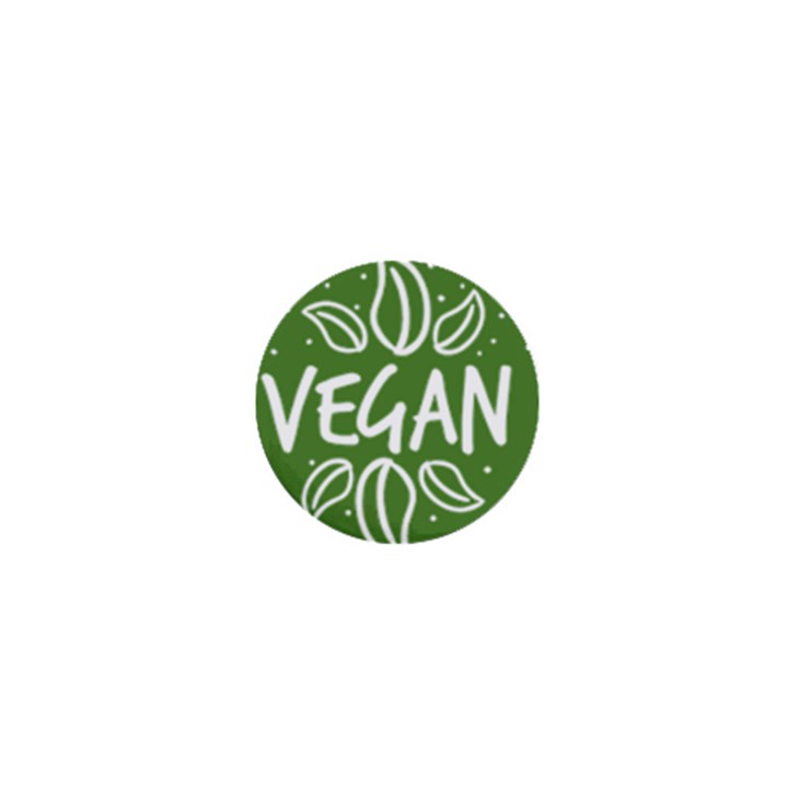 Vegan Label3 Scuro 1  Mini Magnets