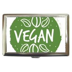 Vegan Label3 Scuro Cigarette Money Cases by CitronellaDesign