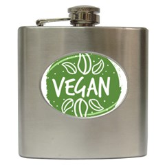 Vegan Label3 Scuro Hip Flask (6 Oz)