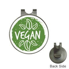 Vegan Label3 Scuro Hat Clips With Golf Markers by CitronellaDesign