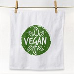 Vegan Label3 Scuro Face Towel Front