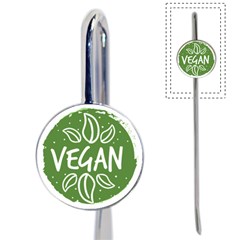 Vegan Label3 Scuro Book Mark by CitronellaDesign