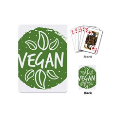 Vegan Label3 Scuro Playing Cards (mini)  by CitronellaDesign