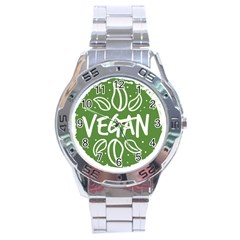 Vegan Label3 Scuro Stainless Steel Analogue Watch