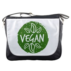 Vegan Label3 Scuro Messenger Bags by CitronellaDesign