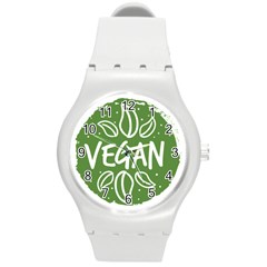 Vegan Label3 Scuro Round Plastic Sport Watch (m)