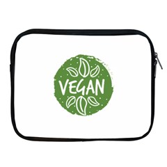 Vegan Label3 Scuro Apple Ipad 2/3/4 Zipper Cases by CitronellaDesign