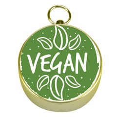 Vegan Label3 Scuro Gold Compasses by CitronellaDesign