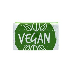 Vegan Label3 Scuro Cosmetic Bag (xs) by CitronellaDesign