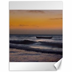 Small Boat At Sea Jericoacoara Brazil Canvas 12  X 16   by dflcprints