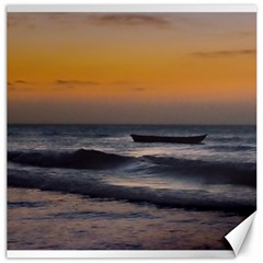 Small Boat At Sea Jericoacoara Brazil Canvas 20  X 20   by dflcprints