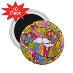 Make love not war 2.25  Magnets (10 pack)  Front