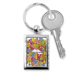 Make Love Not War Key Chains (rectangle) 