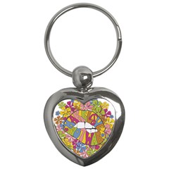 Make Love Not War Key Chains (heart) 