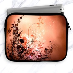 Wonderful Flowers In Soft Colors With Bubbles Apple Ipad 2/3/4 Zipper Cases by FantasyWorld7