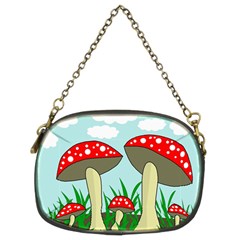 Mushrooms  Chain Purses (two Sides)  by Valentinaart