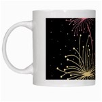 Elegant dandelions  White Mugs Left