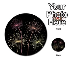 Elegant Dandelions  Multi-purpose Cards (round) 