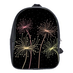 Elegant Dandelions  School Bags(large)  by Valentinaart