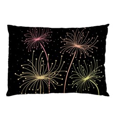 Elegant Dandelions  Pillow Case (two Sides) by Valentinaart