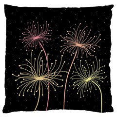 Elegant Dandelions  Standard Flano Cushion Case (two Sides) by Valentinaart