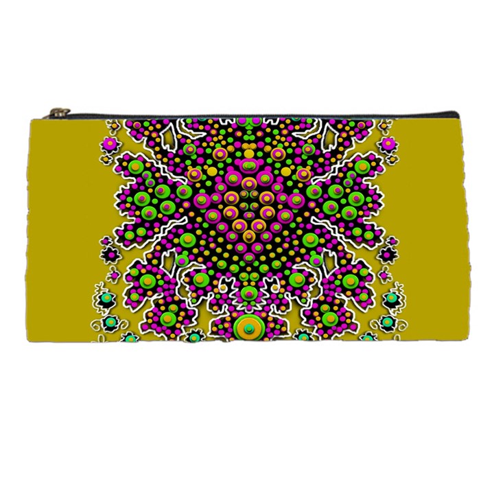 Fantasy Flower Peacock With Some Soul In Popart Pencil Cases