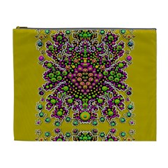 Fantasy Flower Peacock With Some Soul In Popart Cosmetic Bag (xl)