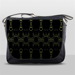 Black Wand Messenger Bags by MRTACPANS