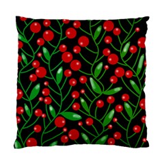 Red Christmas Berries Standard Cushion Case (two Sides) by Valentinaart