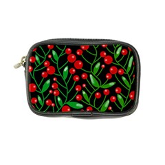 Red Christmas Berries Coin Purse by Valentinaart