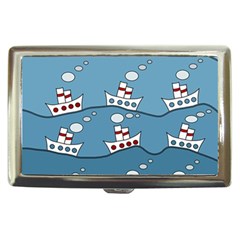 Boats Cigarette Money Cases by Valentinaart