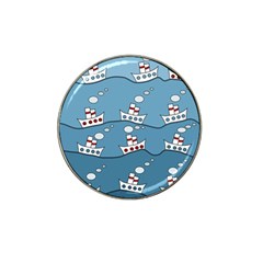 Boats Hat Clip Ball Marker (4 Pack) by Valentinaart