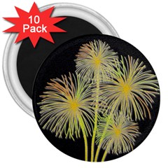 Dandelions 3  Magnets (10 Pack)  by Valentinaart