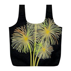 Dandelions Full Print Recycle Bags (l)  by Valentinaart