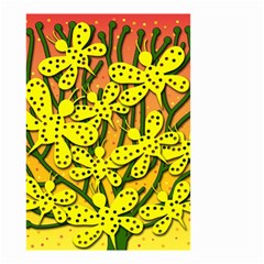 Bees Small Garden Flag (two Sides) by Valentinaart