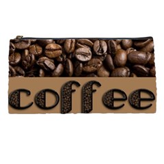 Funny Coffee Beans Brown Typography Pencil Cases by yoursparklingshop