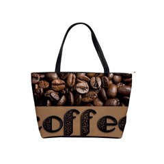 Funny Coffee Beans Brown Typography Shoulder Handbags by yoursparklingshop